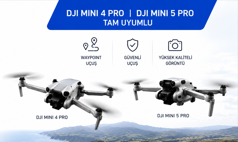 DJI Mini 4 Pro | DJI Mini 5 Pro Tam Uyumlu